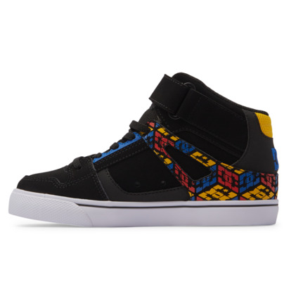 Skate Topanky DC Shoes Pure High-Top EV Detske Čierne Červené | DC-3658247