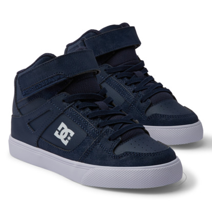 Skate Topanky DC Shoes Pure High-Top EV Detske Námornícka Modrá Biele | DC-4183706