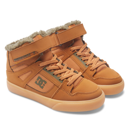 Skate Topanky DC Shoes Pure High WNT Detske Hnede | DC-2631749