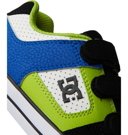 Skate Topanky DC Shoes Pure V Detske Čierne Modre Zelene | DC-6908517