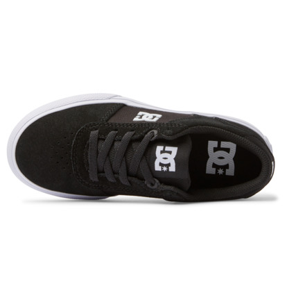 Skate Topanky DC Shoes Teknic Lace Up Detske Čierne Biele | DC-5961340