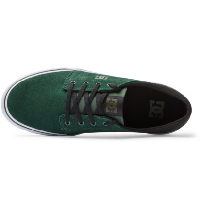 Skate Topanky DC Shoes Trase Suede Panske Tmavo Zelene | DC-1574026