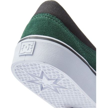 Skate Topanky DC Shoes Trase Suede Panske Tmavo Zelene | DC-1574026