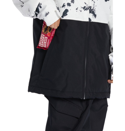 Snowboardové Bundy DC Shoes Basis Print Technical Detske Biele Maskacove | DC-4723015