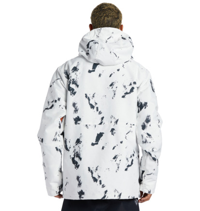 Snowboardové Bundy DC Shoes Basis Print Technical Panske Biele Maskacove | DC-5842071