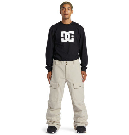 Snowboardové Nohavice DC Shoes Code Technical Panske Siva Hnede | DC-9485301