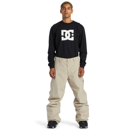 Snowboardové Nohavice DC Shoes Dc Snow Chino Technical Panske Siva Hnede | DC-3204189