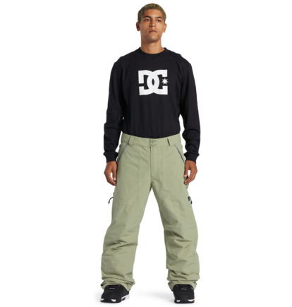 Snowboardové Nohavice DC Shoes Squadron 30K Technical Panske Zelene | DC-6943801