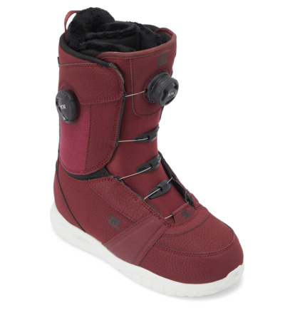 Snowboardové Topánky DC Shoes Lotus BOA® Damske Bordove Čierne | DC-0392841