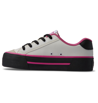 Tenisky DC Shoes Chelsea Platform Damske Biele Čierne Ruzove | DC-6740582