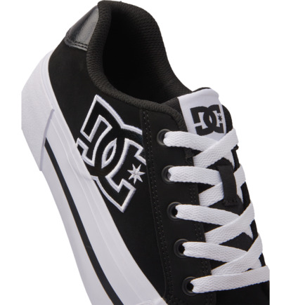 Tenisky DC Shoes Chelsea Platform Damske Čierne Biele | DC-8693215