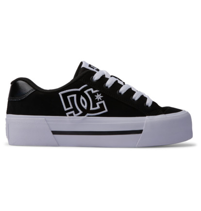 Tenisky DC Shoes Chelsea Platform Damske Čierne Biele | DC-8693215