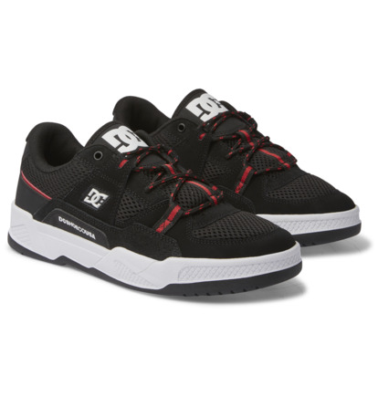 Tenisky DC Shoes Construct Panske Čierne Koralove | DC-5038691