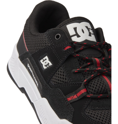 Tenisky DC Shoes Construct Panske Čierne Koralove | DC-5038691