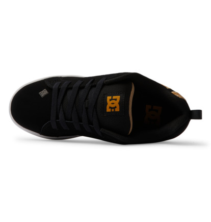 Tenisky DC Shoes Court Graffik Damske Čierne Zlate | DC-1975204