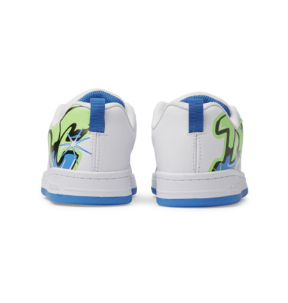 Tenisky DC Shoes Court Graffik Detske Biele | DC-5329476