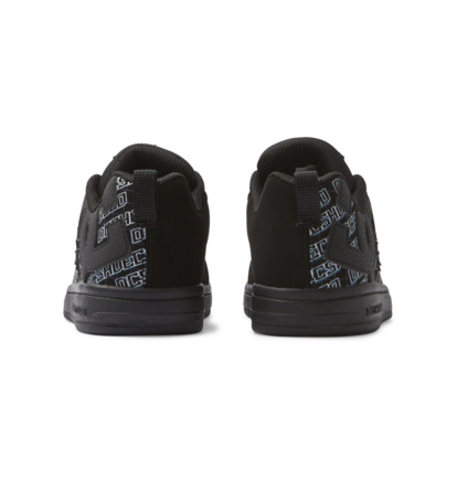 Tenisky DC Shoes Court Graffik Detske Čierne | DC-2314978