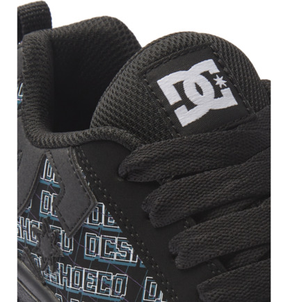 Tenisky DC Shoes Court Graffik Detske Čierne | DC-2314978