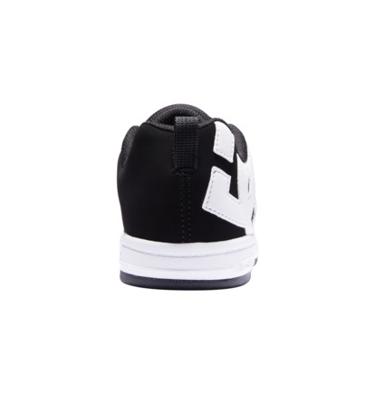 Tenisky DC Shoes Court Graffik Detske Čierne Biele | DC-5964371