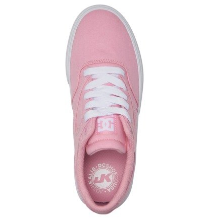 Tenisky DC Shoes Kalis Vulc Damske Ruzove Biele | DC-5178943