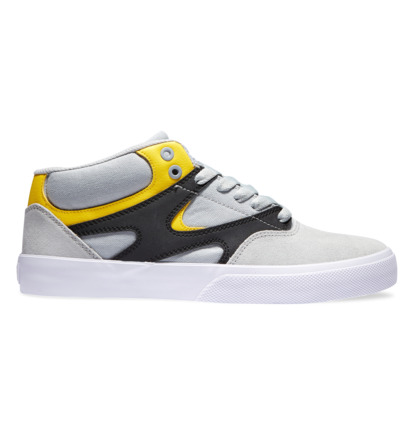 Tenisky DC Shoes Kalis Vulc Mid Panske Siva Čierne Žlté | DC-9126074