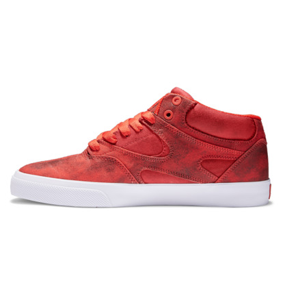 Tenisky DC Shoes Kalis Vulc Mid Panske Červené | DC-2138564