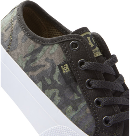 Tenisky DC Shoes Manual Detske Olivovo Zelená | DC-6814273