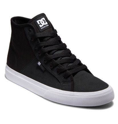 Tenisky DC Shoes Manual Hi Txse High-Top Panske Čierne Biele | DC-2813705