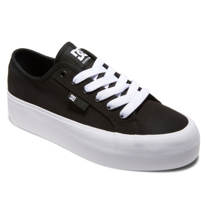 Tenisky DC Shoes Manual Platform Damske Čierne Biele | DC-5834296