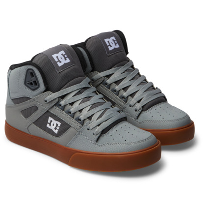 Tenisky DC Shoes Pure High-Top Panske Siva Biele Siva | DC-8793502