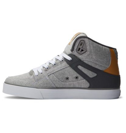 Tenisky DC Shoes Pure High-Top Panske Siva Siva Biele | DC-8795012