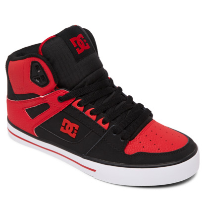 Tenisky DC Shoes Pure High-Top Panske Červené Biele Čierne | DC-5870931