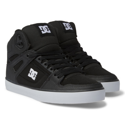 Tenisky DC Shoes Pure High-Top Panske Čierne Čierne Biele | DC-0354918