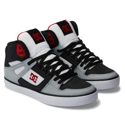 Tenisky DC Shoes Pure High-Top Panske Čierne Siva Červené | DC-9061872