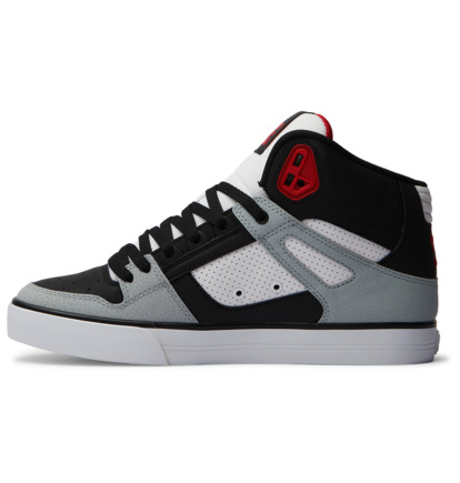 Tenisky DC Shoes Pure High-Top Panske Čierne Siva Červené | DC-9061872