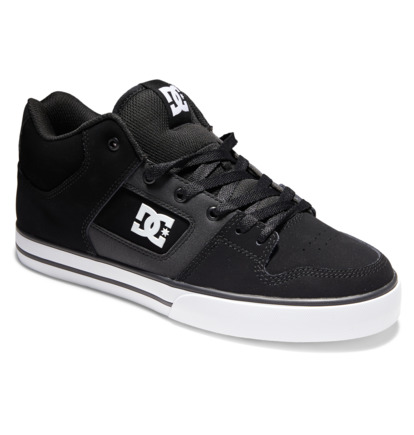 Tenisky DC Shoes Pure Mid Top Panske Čierne Biele | DC-5731468