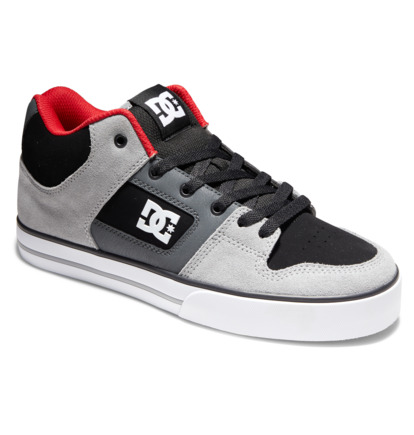 Tenisky DC Shoes Pure Mid Top Panske Čierne Siva Červené | DC-5796420