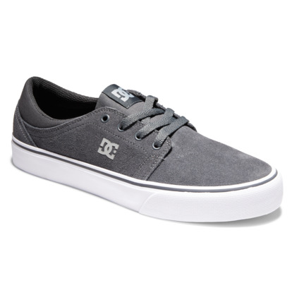 Tenisky DC Shoes Trase Suede Panske Siva Siva Červené | DC-0618593