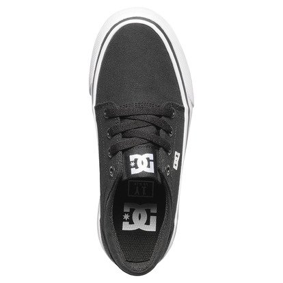 Tenisky DC Shoes Trase Tx Detske Čierne Biele | DC-8421593