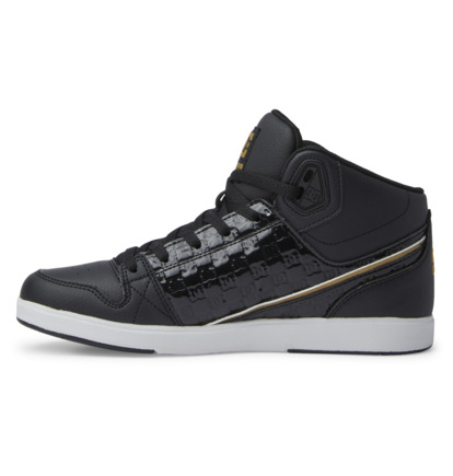 Tenisky DC Shoes University High Top Damske Čierne Zlate | DC-7105634