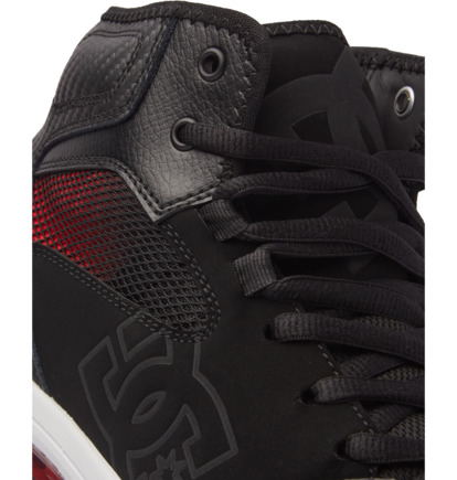 Tenisky DC Shoes Versatile Hi Lace Up Panske Čierne Siva Červené | DC-3810467