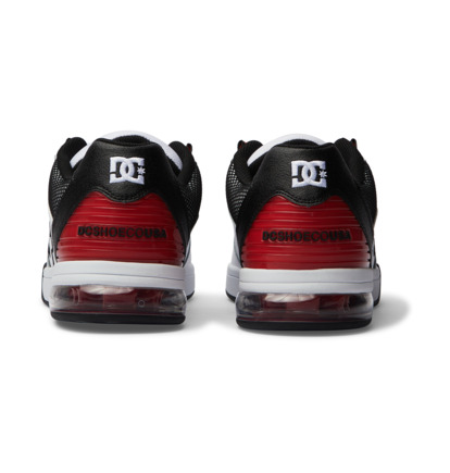 Tenisky DC Shoes Versatile Panske Biele Čierne Červené | DC-4370681