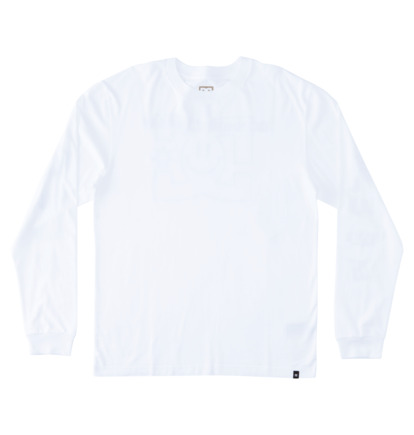 Tricko DC Shoes All Smiles Long Sleeve Panske Biele | DC-4069587