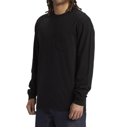 Tricko DC Shoes DC 1994 Long Sleeve Pocket Panske Čierne | DC-6459371