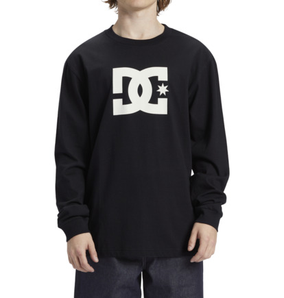 Tricko DC Shoes DC Star Long Sleeve Panske Čierne | DC-7954082