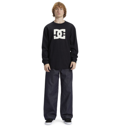 Tricko DC Shoes DC Star Long Sleeve Panske Čierne | DC-7954082