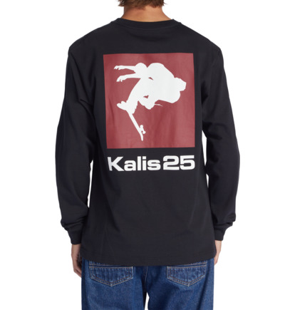 Tricko DC Shoes Kalis 25 Long Sleeve Panske Čierne | DC-1483576