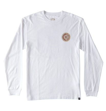 Tricko DC Shoes Old Head Long Sleeve Panske Biele | DC-6548921