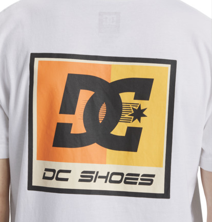 Tricko DC Shoes Racer Panske Biele | DC-7401823