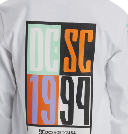 Tricko DC Shoes Sportster Long Sleeve Detske Biele | DC-5368709